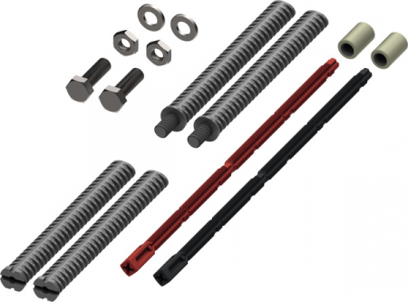 Obiecte sanitare - Set tije de prelungire pentru rezervor de spalare TECE, L=120 mm