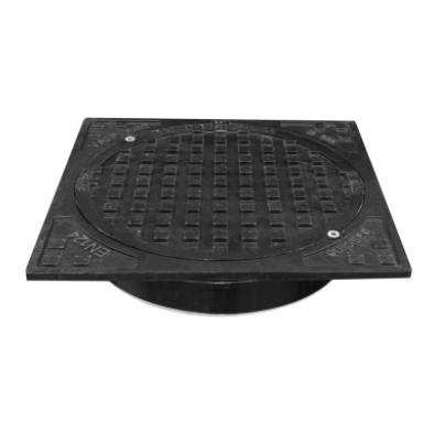 CAPACE/GRATARE CANALIZARE - CAPAC+RAMA COMPOZIT B125 PAS LIBER D.282 PENTRU TUB PVC D.315 - VALROM GAMA KompactKIT