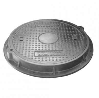 Tevi, fitinguri, robineti si accesorii - CAPAC+RAMA COMPOZIT D400 PAS LIBER D.600 INCH. SURUB - VALROM GAMA KompactKIT