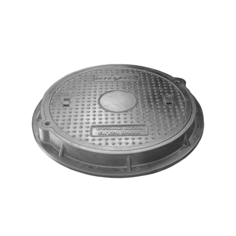 Instalatii de apa si canalizare - Capac cu rama Valrom VALPlast compozit B125 pas liber D. 550