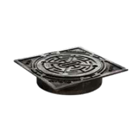 Instalatii de apa si canalizare - Capac cu rama Valrom VALPlast fonta A15 pas liber D. 285 pentru tub PVC D. 315