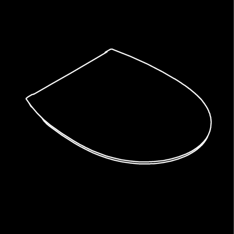 Capac WC Grohe Bau Ceramic WC-seat, softclose, eliberare rapida, duroplast, set fixare, alb [7]