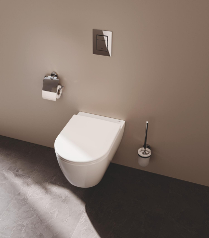 Capac WC Grohe Essence WC-seat soft close, softclose, eliberare rapida, duroplast, set fixare, alb [5]