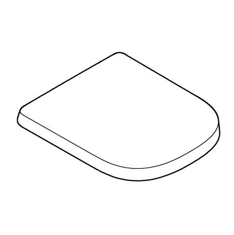 Capac WC Grohe Euro Ceramic WC-seat soft close, eliberare rapida, duroplast, set fixare, alb [5]