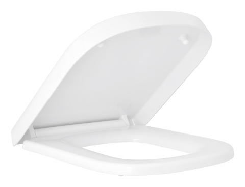 Obiecte sanitare - Capac WC Grohe Euro Ceramic WC-seat soft close, eliberare rapida, duroplast, set fixare, alb
