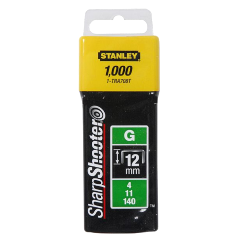 Scule si dispozitive de lucru - Capse Stanley 1-TRA708T 12mm Tip G 4/11/140 - 1000 buc