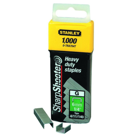 Scule si dispozitive de lucru - Capse 8mm Tip G 4/11/140 - 1000 buc Stanley® - 1-TRA705T