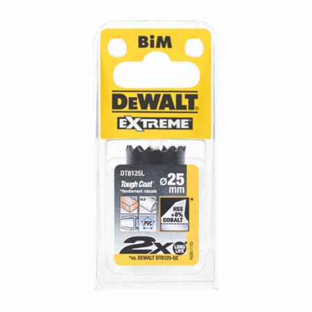Scule si echipamente pentru constructii - Carota DeWalt DT8125L 2x Life BiM 25mmx37mm