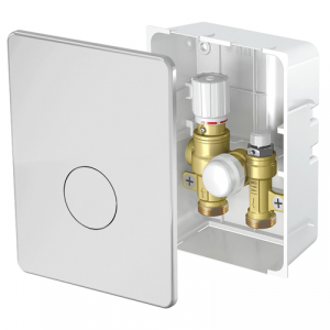 Distribuitoare pentru calorifere - Caseta reglare si control temperatura retur Ivar 1 circuit IC-BOX 2 alba