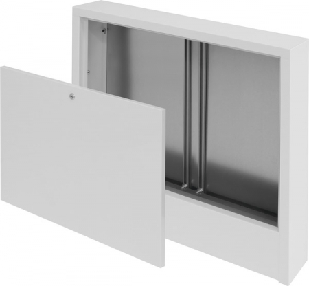Echipamente de incalzire si producere ACM - Carcasa TECEfloor Base AP 760, otel galvanizat, montaj aparent, RAL 9016, 760x580x111mm