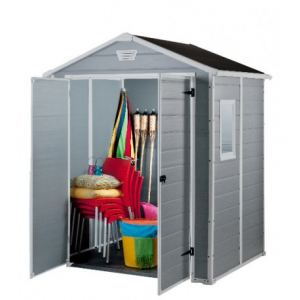Casuta gradina Curver Manor 6x5 cu usa dubla [1]