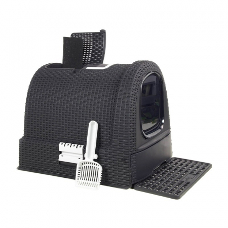 Litiera pisici, 52x40x41 cm, antracit, Keter [1]