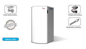 Cazan compact pe peleti cu focar autocuratare, 23.79 kW, TermoLife Marta 24 [1]