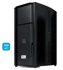 Cazane pe combustibil solid - Cazan compact pe peleti TermoLife model Sofia 25 kw vas de expansiune si pompa de circulatie