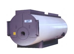 Cazane pe combustibil gazos/lichid - Cazan din otel, cu trei treceri de fum si fund umed, 3520 kW, 5 bar, Ivar Industry Trinox 3000