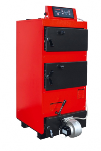 Cazane pe combustibil solid - Cazan din otel pe combustibil solid, 233 kW, Maktek MKK 200