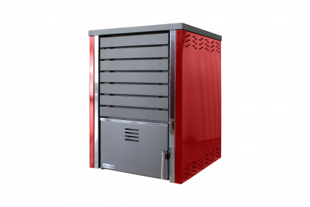 Cazane pe combustibil solid - Cazan pe lemn, carbune si bricheti, Fornello, model Sauna 30 kW, echipat cu pompa de recirculare