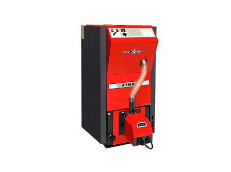 Cazan pe peleti Atmos, model D20PX 20 kw cu arzator, rezervor de peleţi, alimentator cu peleţi - 175 litri [3]