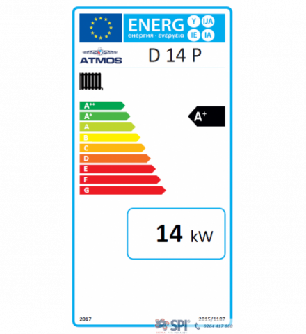 Cazan pe peleti Atmos model D14P 14 kw [4]