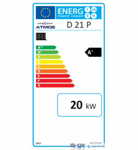 Cazan pe peleti Atmos model D21P 19,5kw [4]