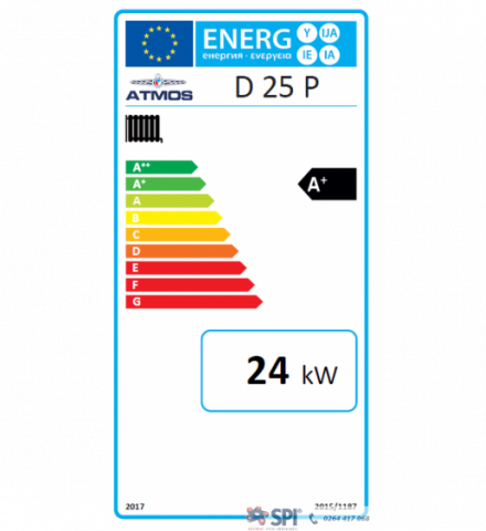 Cazan pe peleti Atmos model D25P 24 kw [4]