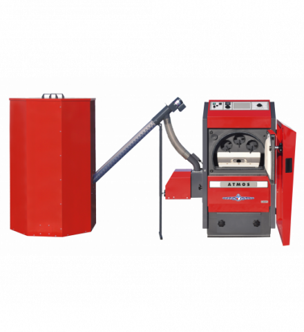 Cazan pe peleti Atmos model D25P 24 kw [3]