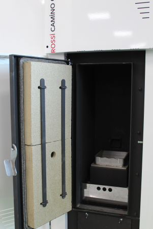 Centrala termica compacta pe peleti Fornello Rossi Camino Compact 35 kw cu rezervor 153 l, pompa de circulatie, vas expansiune, tiraj fortat [8]
