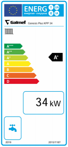 Cazan pe peleti cu autocuratare, arzator extern M Line, complet echipat, Galmet Genesis Plus KPP 34 kw [7]