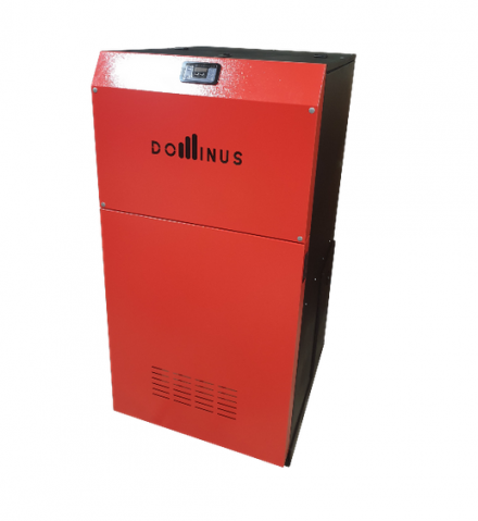 Cazane pe combustibil solid - Cazan pe peleti Dominus 25 kw cu aprindere automata, capacitate rezervor 75 kg