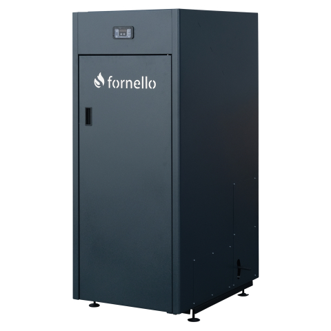 Cazane pe peleti - Cazan pe peleti Fornello KING PLUS 25 kW, rezervor peleti 100 kg, vas expansiune, pompa de circulatie si supapa siguranta incluse