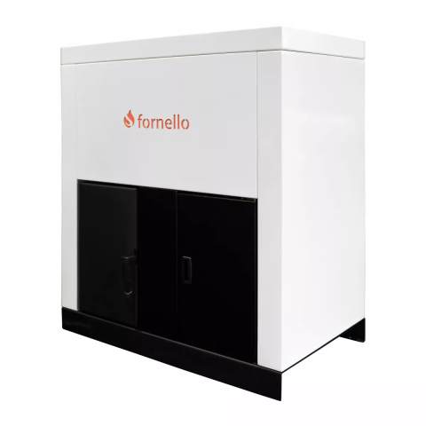 Cazan pe peleti Fornello model Eco Energy 35 kW arzator din fonta, automatizare, buncar 75 kg, afisaj digital [1]
