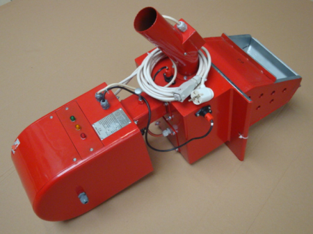 Cazan pe lemne si peleti Termofarc model FI 40 NSP cu arzator automat 40 kW, din otel [1]