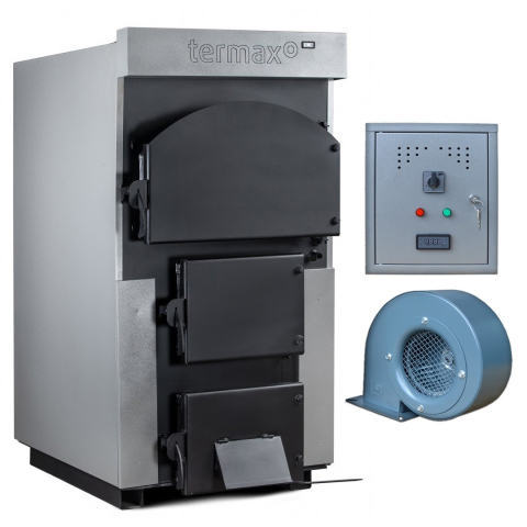 Pachet cazan industrial pe lemne Termax Hercule 150 kW cu ventilator [3]