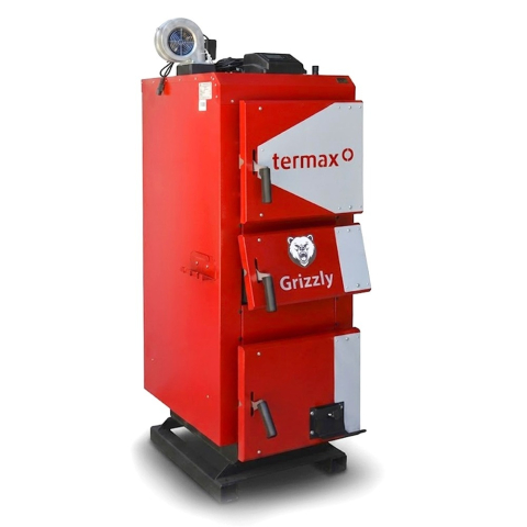 Cazane mixte - Cazan pe lemne si carbune Termax Grizzly 27 kW pentru 180 mp