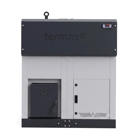 Incalzire - Centrala cu peleti Termax ECO GRI 50 kW, 330 mp, buncar peleti 130 kg, volum apa 95 litri, diametru cos fum 120 mm