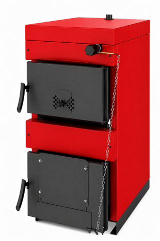 Cazane pe lemne - Centrala pe combustibil solid cu ardere clasica Burnit model NWB MAX V 3 30 kw
