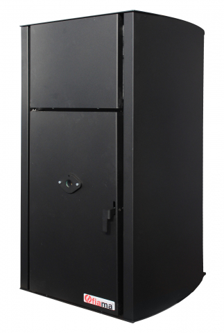 Cazane pe combustibil solid - Centrala pe peleti Fiama Confort B 30 kW cu pompa, vas expansiune, automatizare, buncar 35 kg