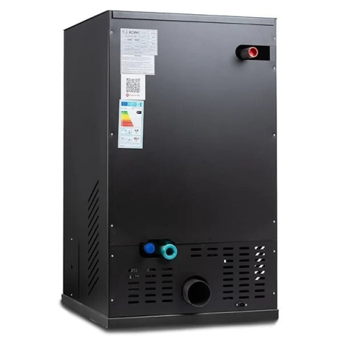 Centrala peleti KOPH PM 35 KW, 230 mp, buncar peleti 80 kg, diametru cos fum ⌀100 mm, pompa recirculare si vas expansiune incorporate, Negru [3]