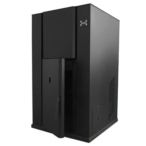 Incalzire - Centrala peleti KOPH PM 35 KW, 230 mp, buncar peleti 80 kg, diametru cos fum ⌀100 mm, pompa recirculare si vas expansiune incorporate, Negru