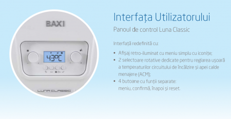 Centrala termica Baxi, Luna Classic 1.24 INT-B - 24 kw (incalzire) [2]
