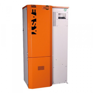 Cazan pe peleti Fornello model Slimpel Easy 40 kw, arzator inox, pompa electronica Grundfos, sistem curatare arzator [1]