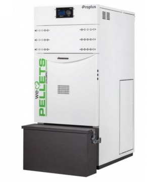 Cazane pe combustibil solid - Centrala termica automata pe peleti, 25 kW, Fornello Lidya Compact Proplus