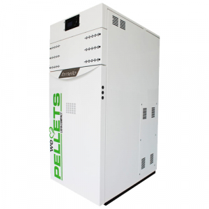 Cazane pe combustibil solid - Cazan pe peleti Fornello model Lidya Compact 25 kw, pompa electronica Grundfos, vas expansiune manometru, aerisitor, telecomanda