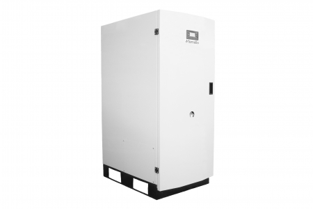 Cazane pe combustibil solid - Centrala termica pe peleti Fornello GT 30 kW Standard, echipata cu pompa circulatie Wilo, vas expansiune, manometru