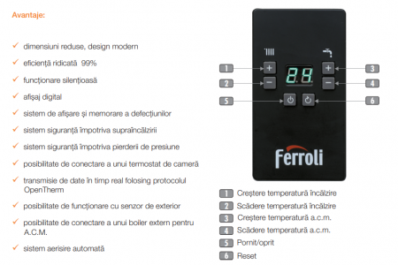 Centrala termica electrica Ferroli, model TOR 12 - 12 kW [3]