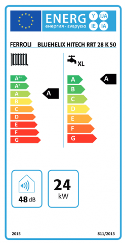 Centrala termica Ferroli cu boiler incorporat 50 litri, model BLUEHELIX HITECH RRT 28 K50 M - 29 KW [3]