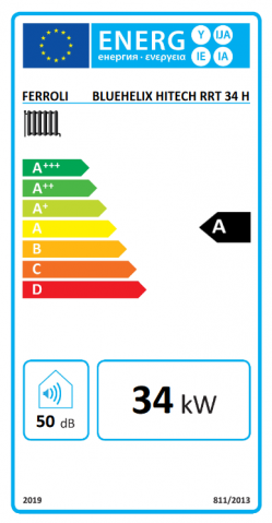 Centrala murala in condensatie, 34 kW, numai incalzire, Bluehelix Hitech RRT 34 H [2]