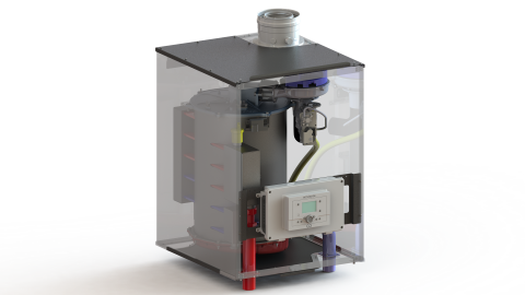 Centrala termica murala in condensare Ecodense, model WT-SS 100 kw [1]