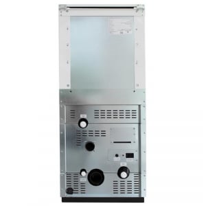 Cazan pe peleti compact Fornello model Rossi Camino Compact 25 kw, tiraj fortat, pompa de circulatie, vas expansiune [4]