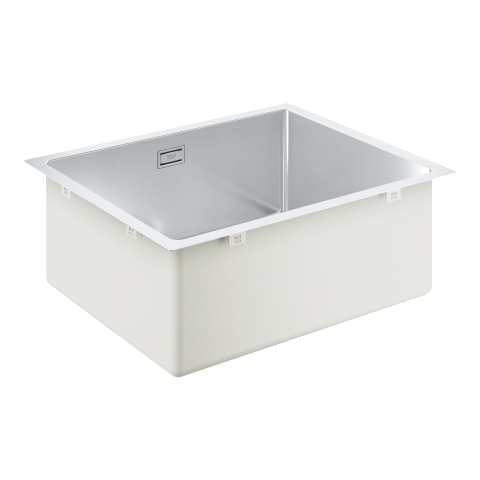 Obiecte sanitare - Chiuveta bucatarie Grohe K700 1 cuva, montare pe/sub blat, evacuare automata, kit montaj si evacuare, otel inoxidabil, crom